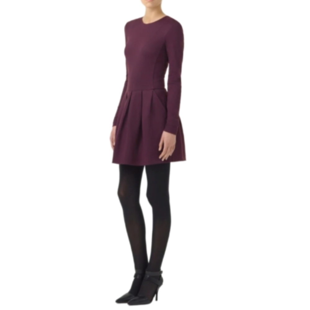 Aritzia Talula Tartine Purple Long Sleeve Mini Dress Women's Size S - Picture 3 of 12